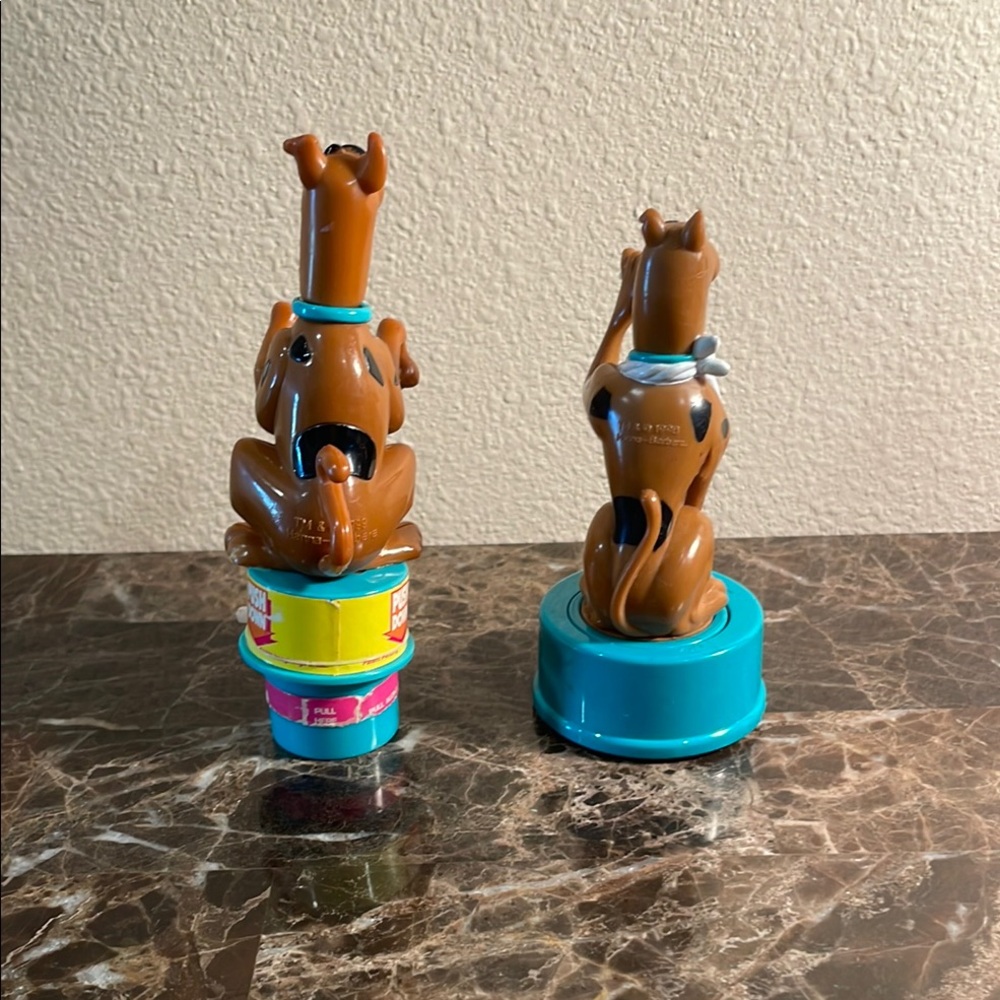 Vintage Scooby-Doo Push Puppet Toy Set - Picture 3 of 5